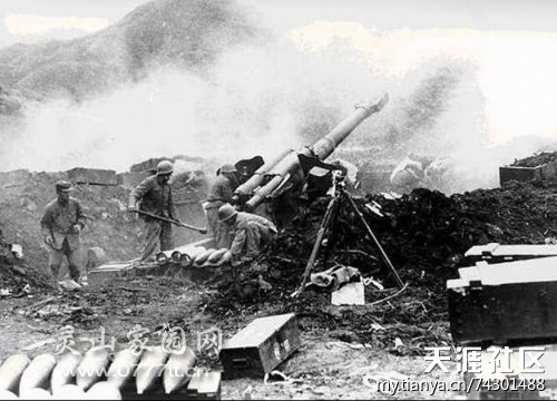 极其惨烈谅山战役打响，解放军炮兵对谅山及谅山外围目标进行了猛烈轰击